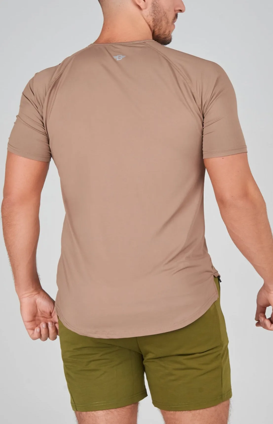 0125. Flex Pro T-Shirt / Pale Brown