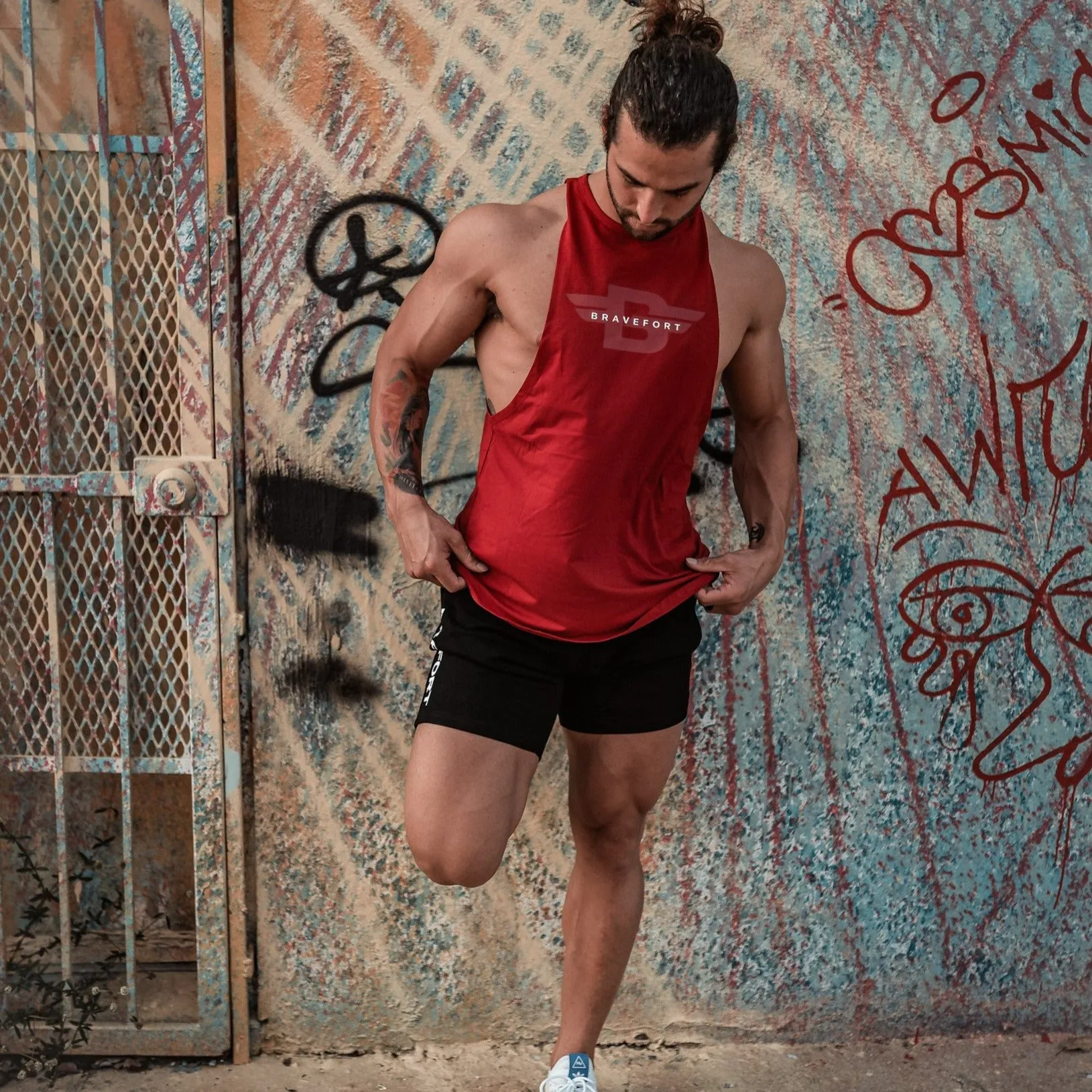 0517. Modal Core Cut-Off Tank / Red