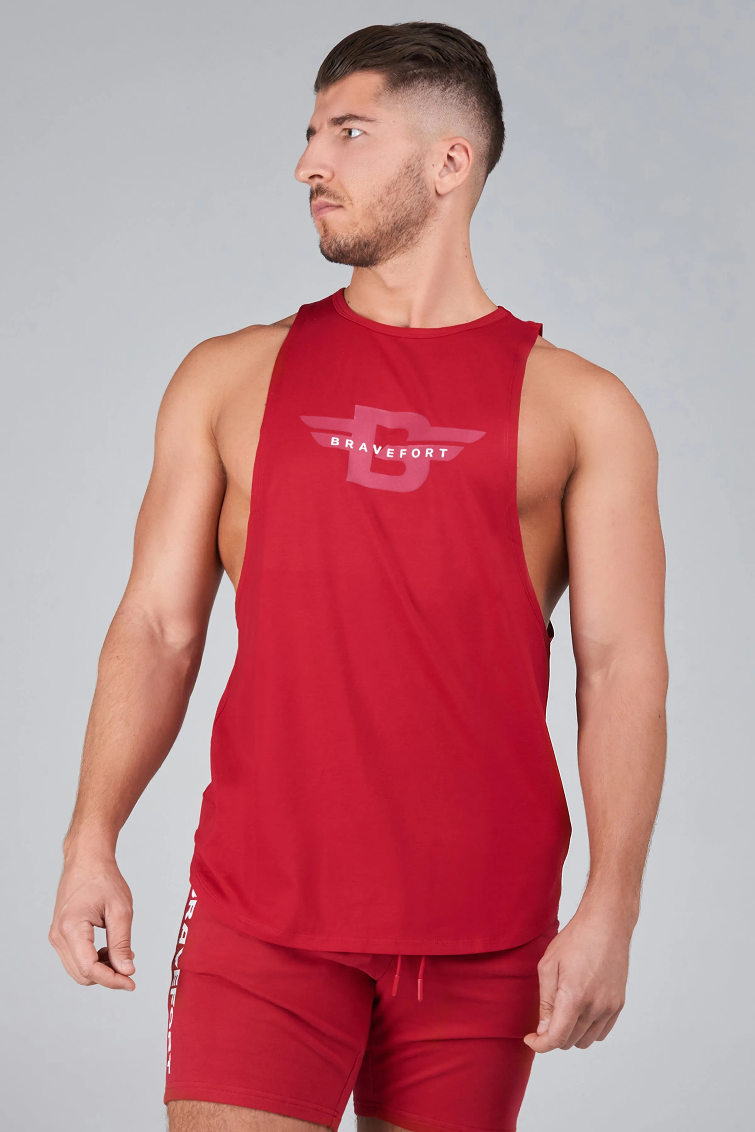 0517. Modal Core Cut-Off Tank / Red