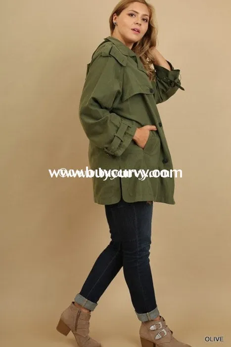 1-  OT-Y UMGEE" Olive Lightweight Jacket