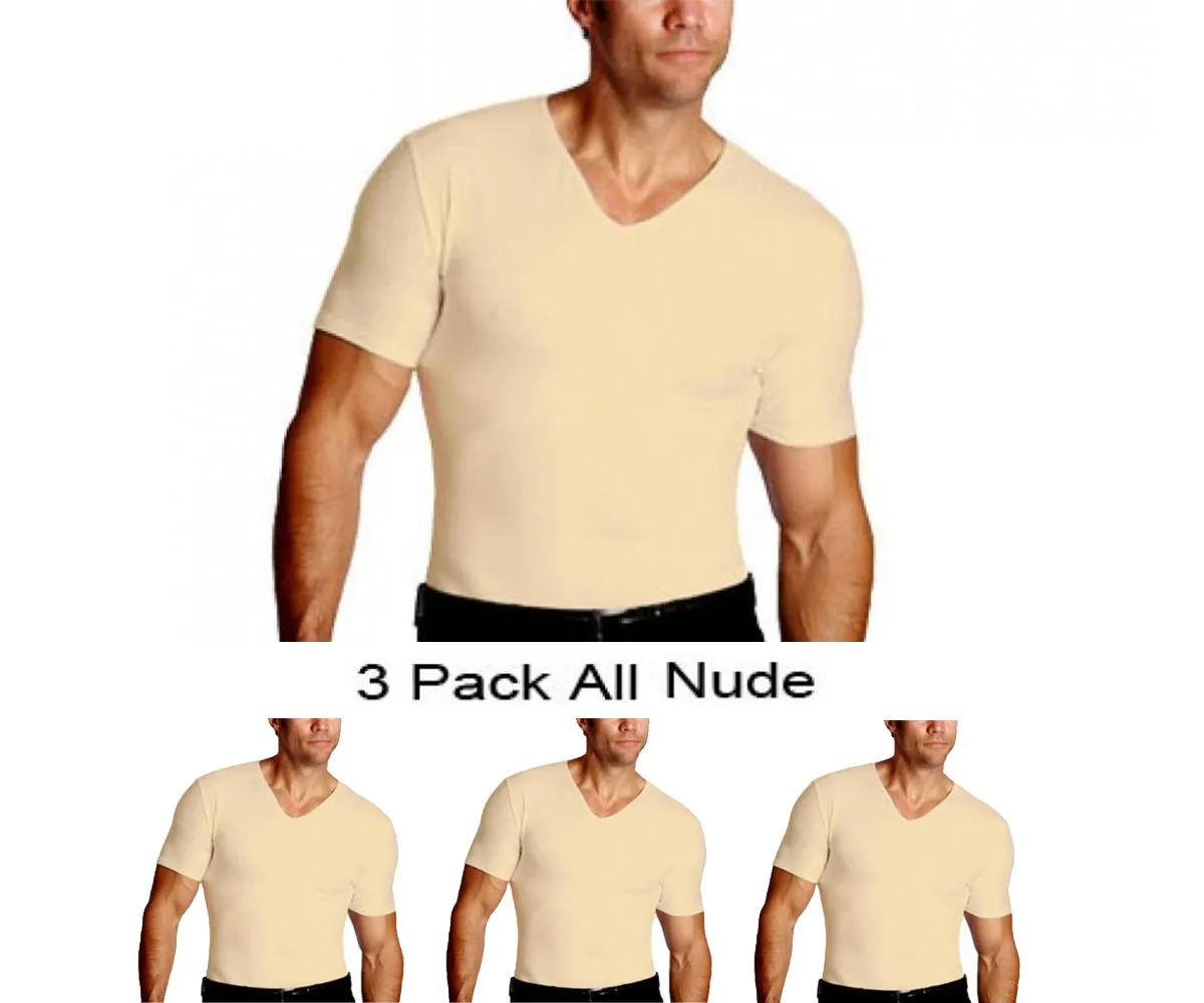 3 Pack Insta Slim Compression V-Neck VS0003