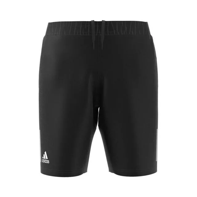 Adidas Men&#39;s Tennis Club 3-Stripes 9-Inch Shorts Black DU0874