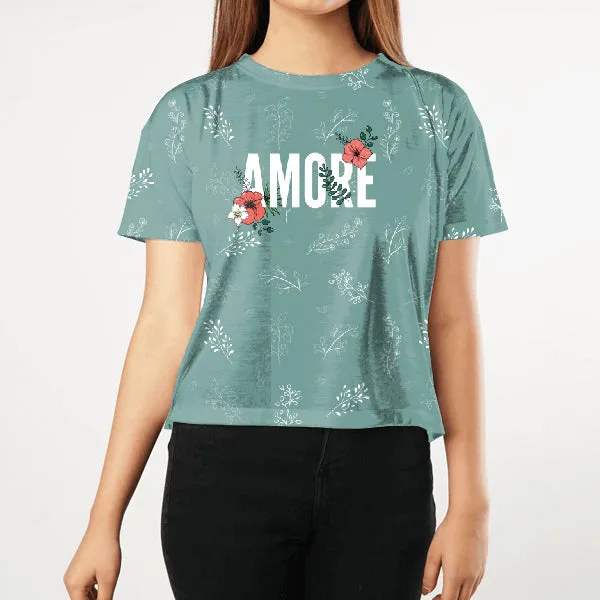 AMORE Women Crop Top