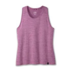 Brooks Women's Luxe Tank Heather Washed Plum