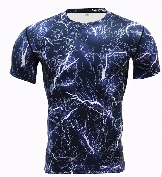 Camouflage Quick Dry Slim Fit Compression Tees