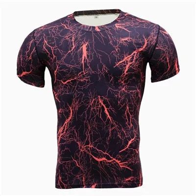 Camouflage Quick Dry Slim Fit Compression Tees