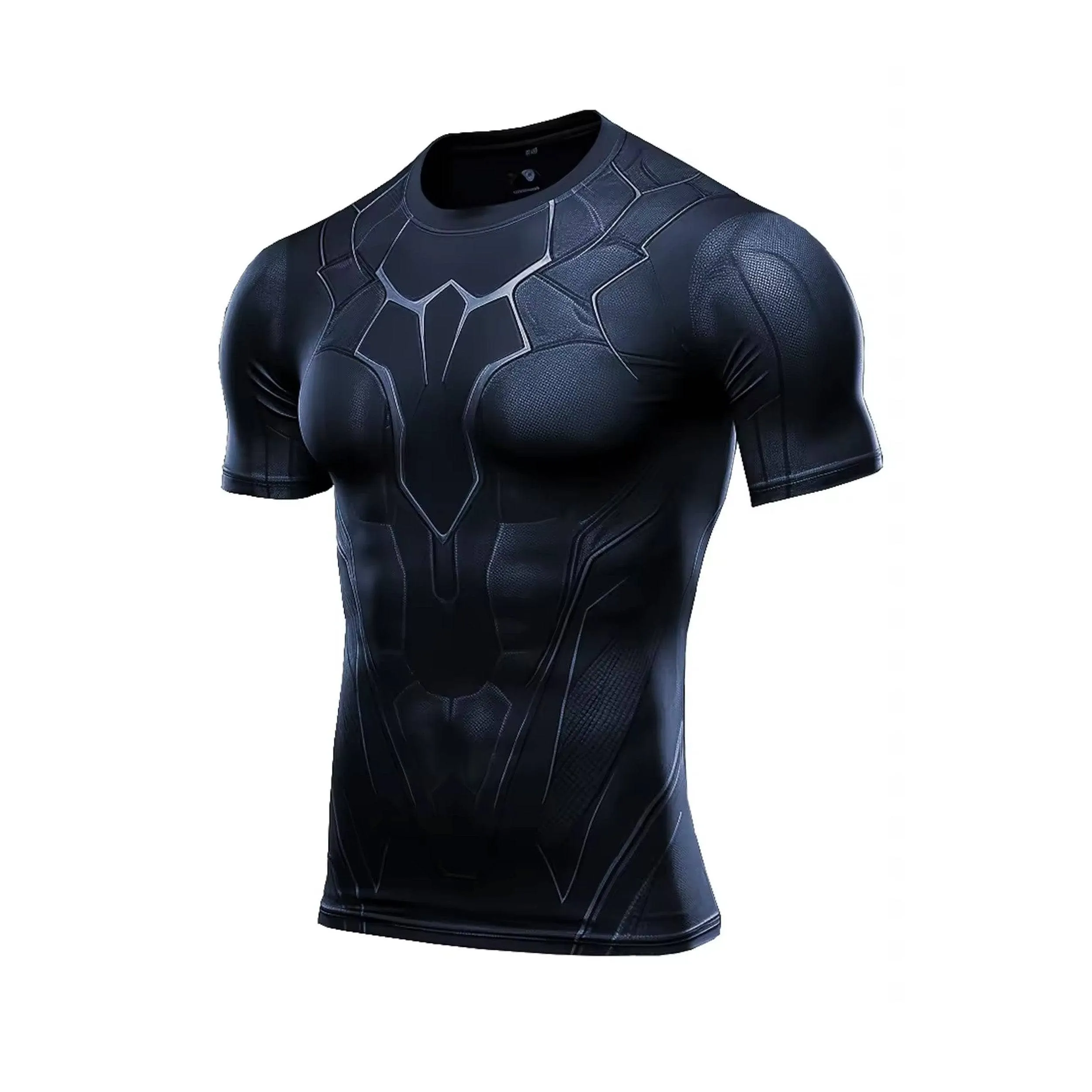 Dark Vector Blue Compression Shirt