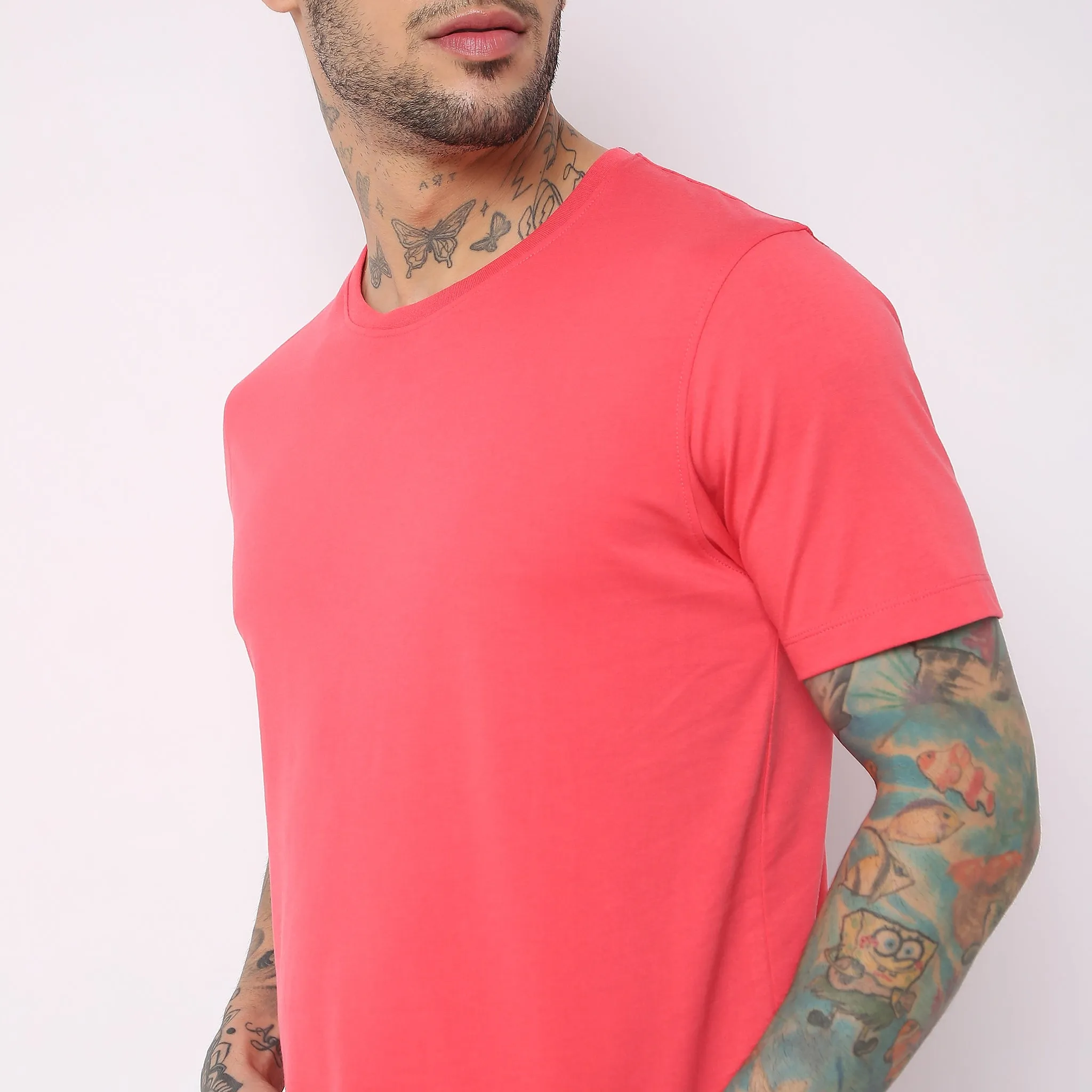 Double Dyed Crewᵘˣ Tees - Regular Fit - Must Have Essential Super Soft Handfeel & Quick Dry