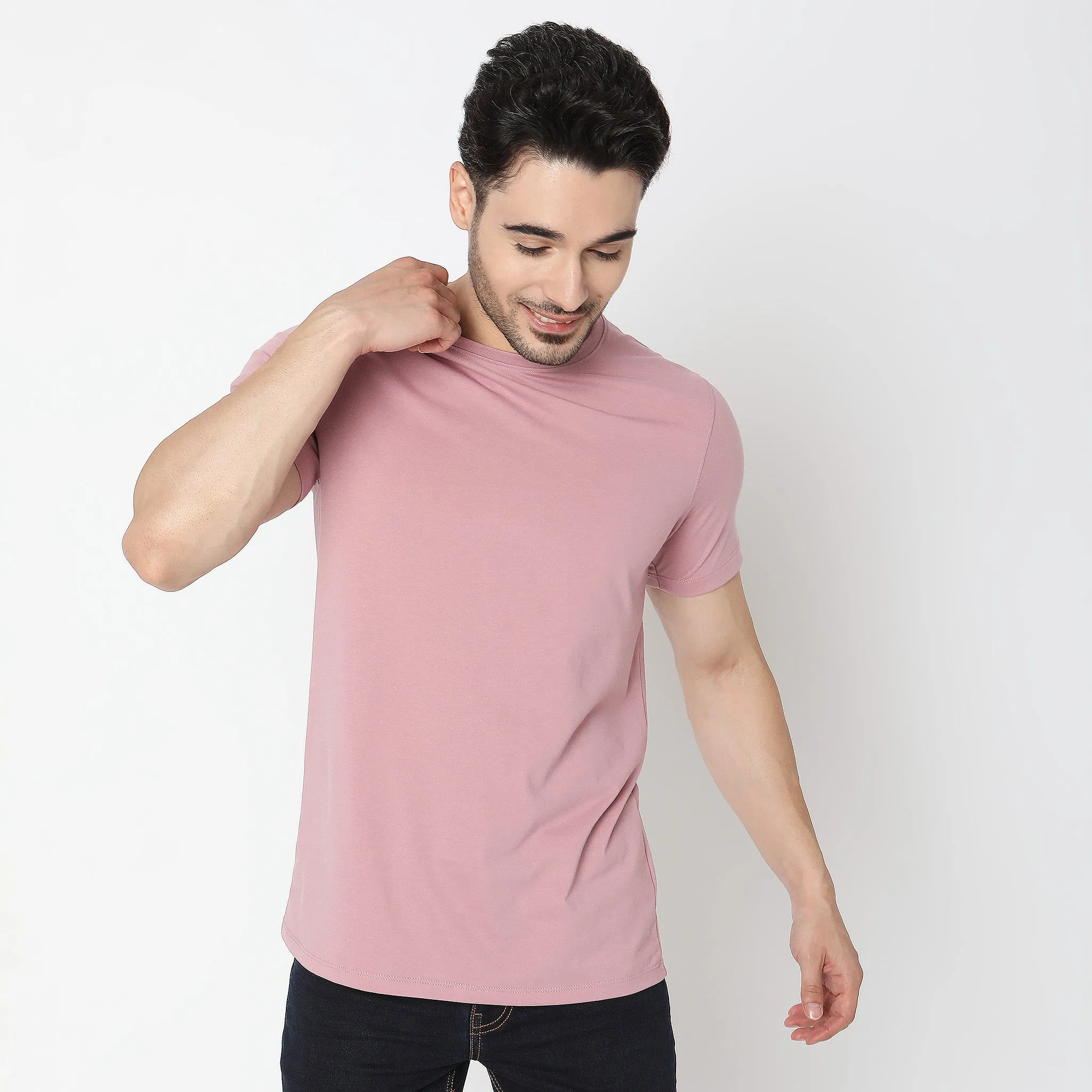 Double Dyed Crewᵘˣ Tees - Regular Fit - Must Have Essential Super Soft Handfeel & Quick Dry