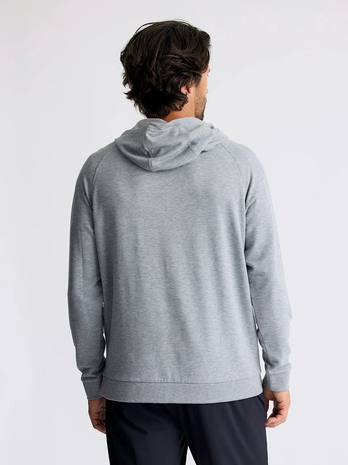 Free Fly Men's Bamboo Lightweight Fleece Hoodie - HEATHER GREY