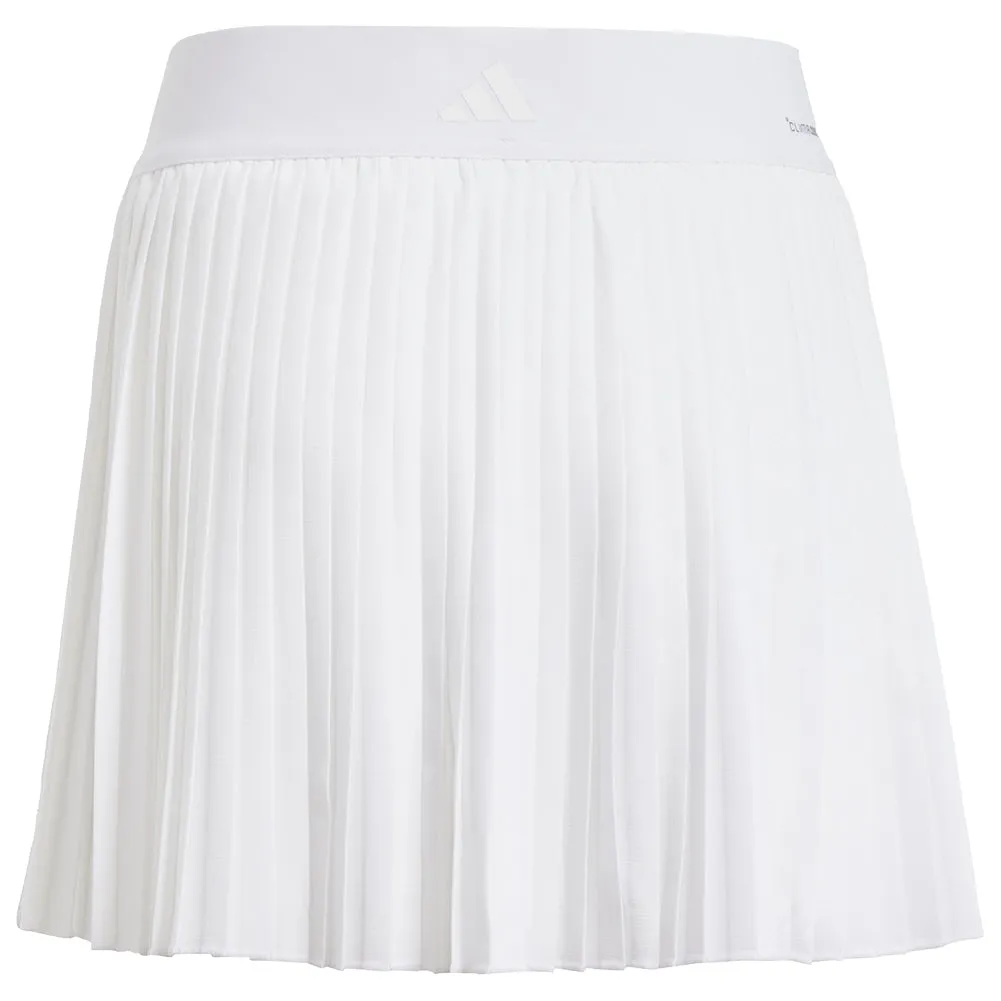 Girl`s Club Pleated Tennis Skort White