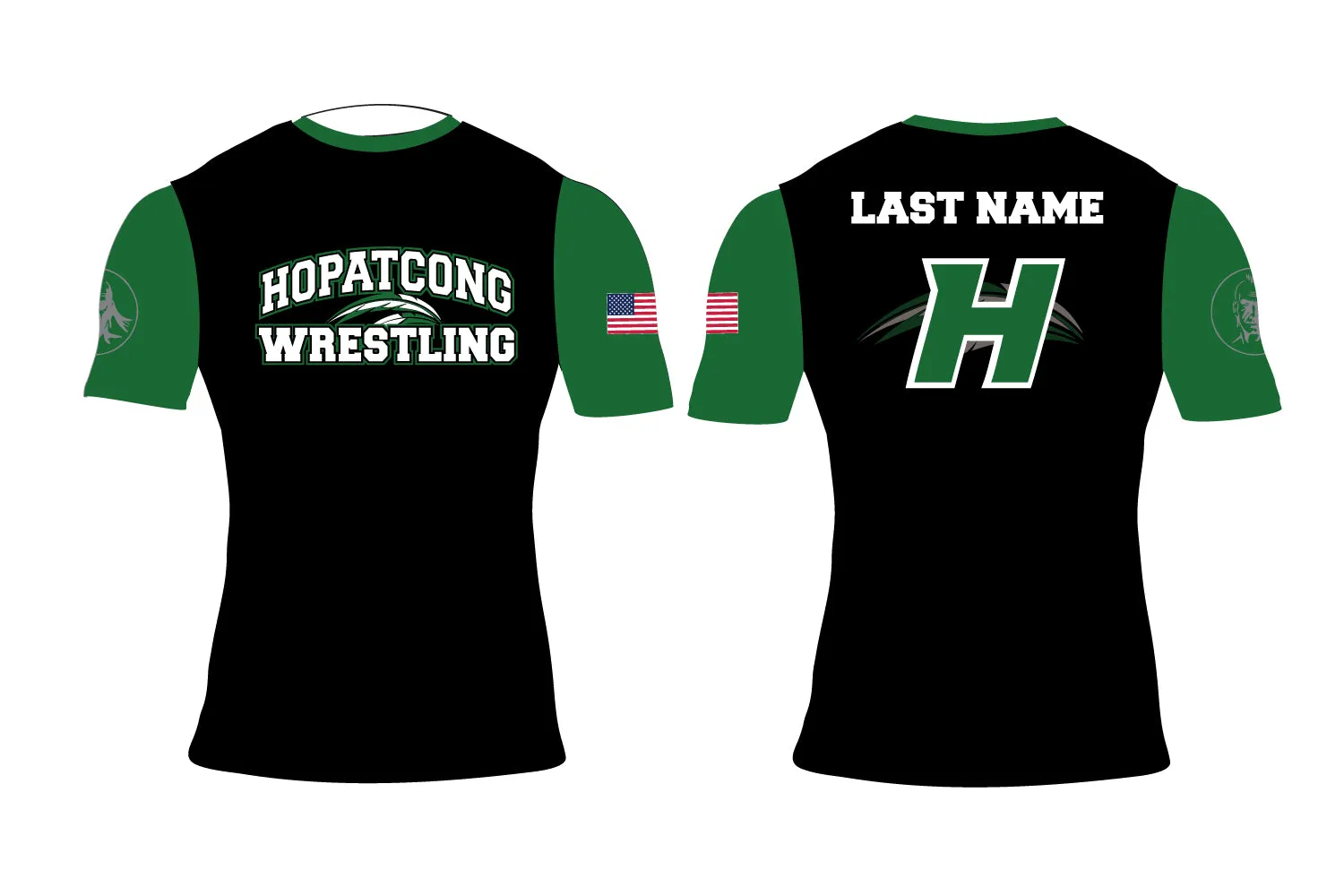 Hopatcong Wrestling Sublimated Compression Shirt