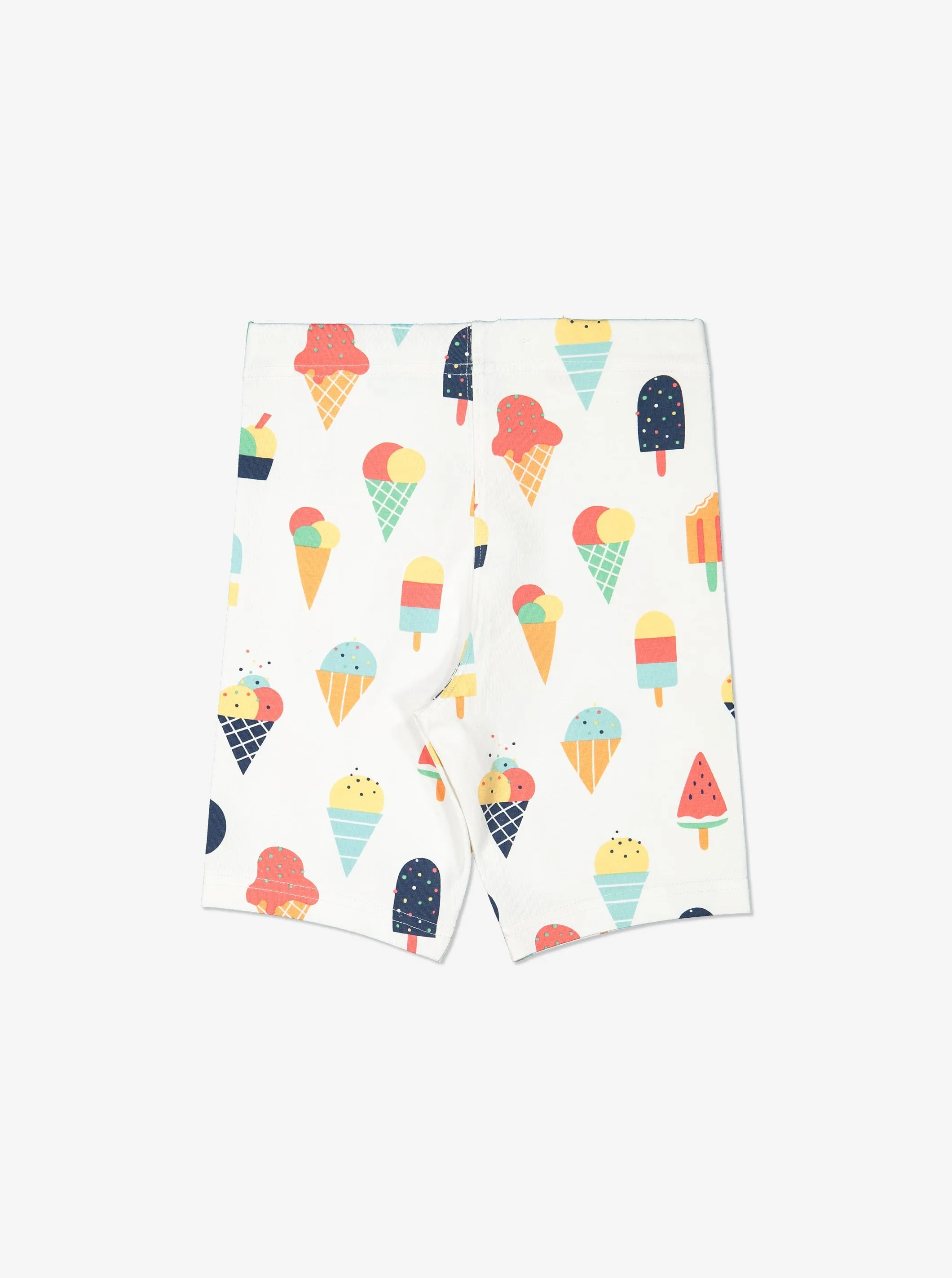 Ice Cream Print Kids Shorts