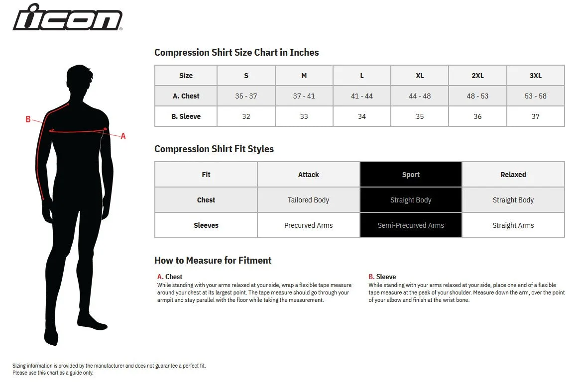 Icon Field Armor Compression Shirt Black