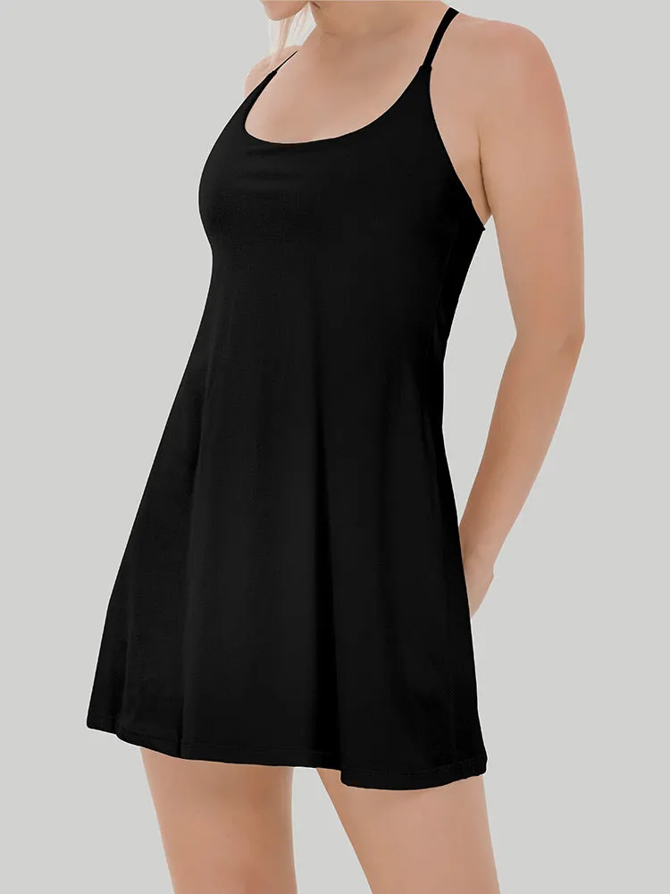 IUGA Tennis Dress With Built-in Bras & Shorts