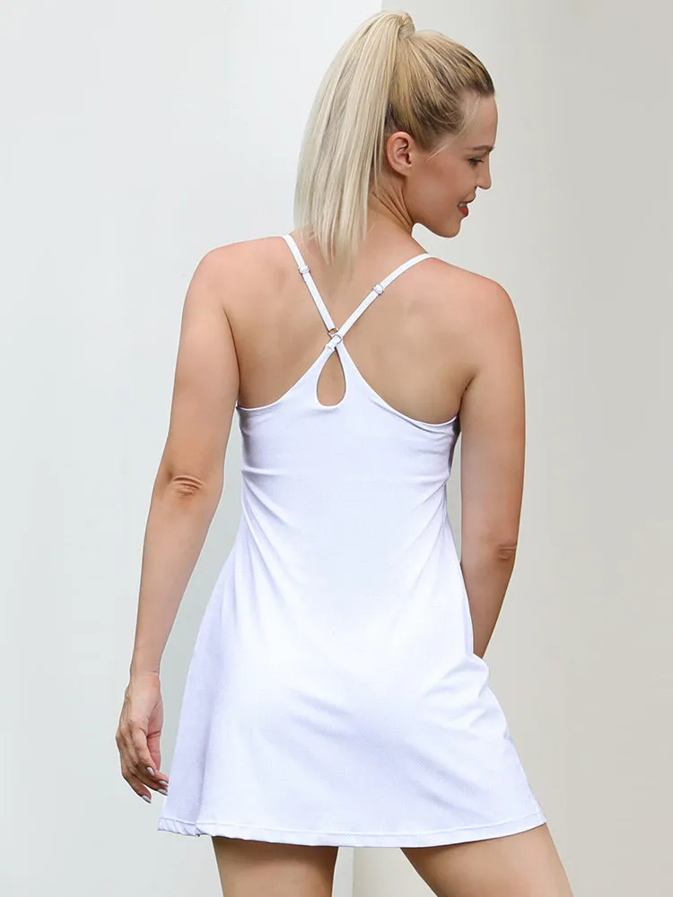 IUGA Tennis Dress With Built-in Bras & Shorts