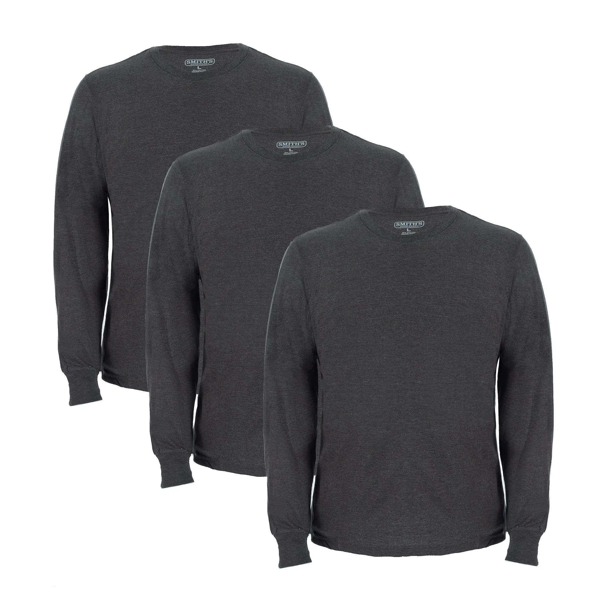 LONG SLEEVE QUICK DRY CREW NECK TEE 3-PACK