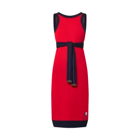 LV x AC Wrap Tie Dress