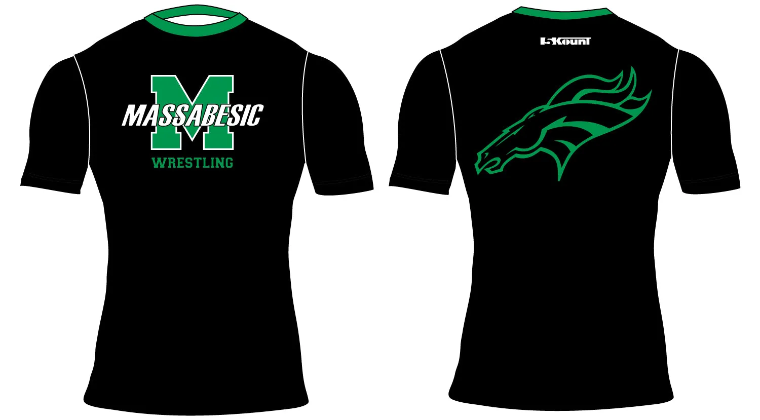 Massabesic Youth Wrestling Sublimated Compression Shirt