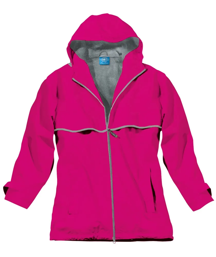 Monogrammed Rain Jacket New England Style Lots Of Colors