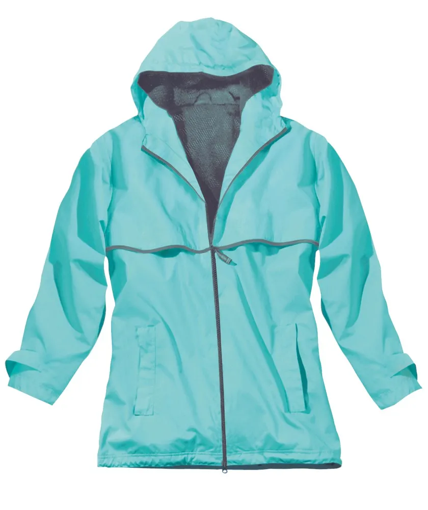 Monogrammed Rain Jacket New England Style Lots Of Colors