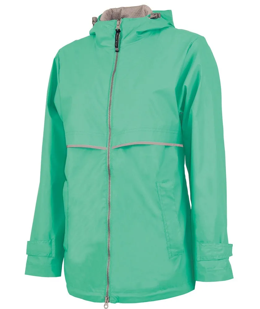 Monogrammed Rain Jacket New England Style Lots Of Colors