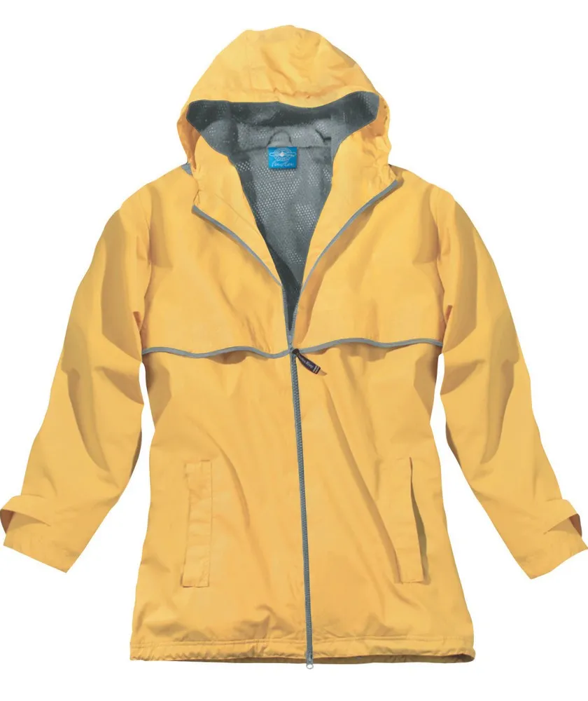 Monogrammed Rain Jacket New England Style Lots Of Colors