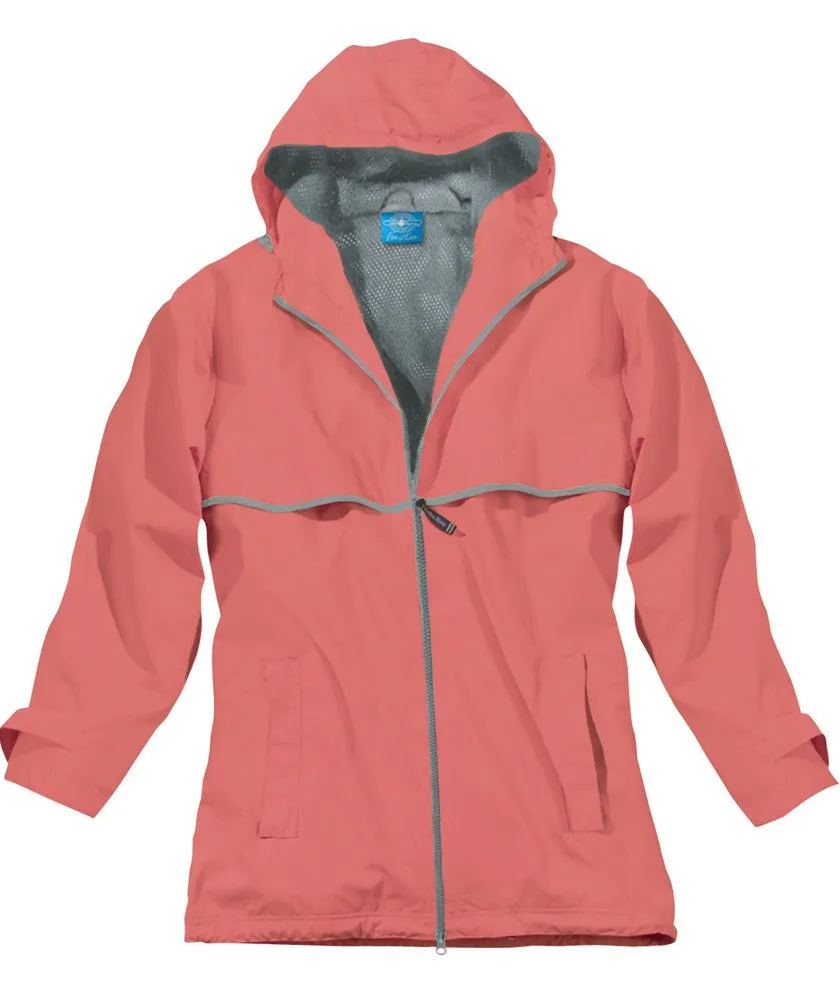 Monogrammed Rain Jacket New England Style Lots Of Colors