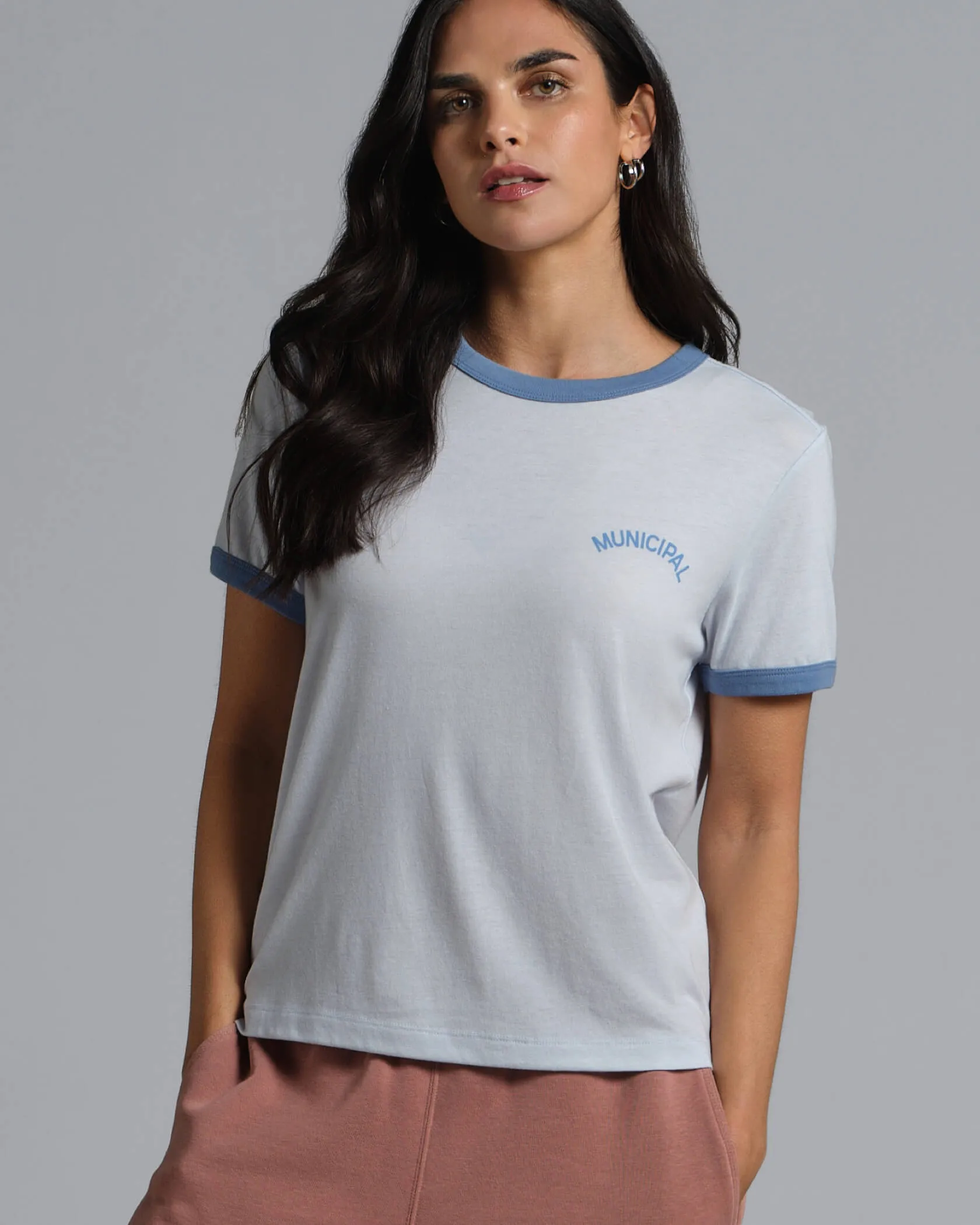 Municipal Women's Tomboy T-Shirt - ICE