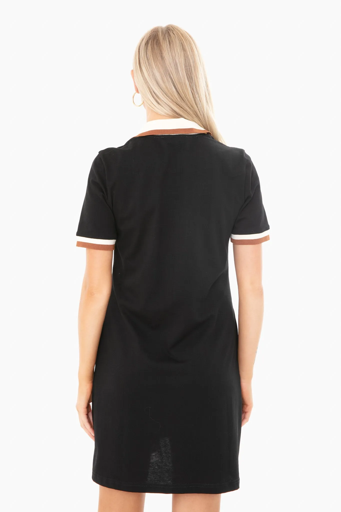 OLD Black Hutton Polo Dress