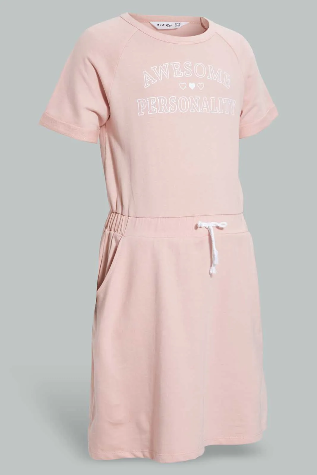 Pink Awesome Sporty Dress For Senior Girls