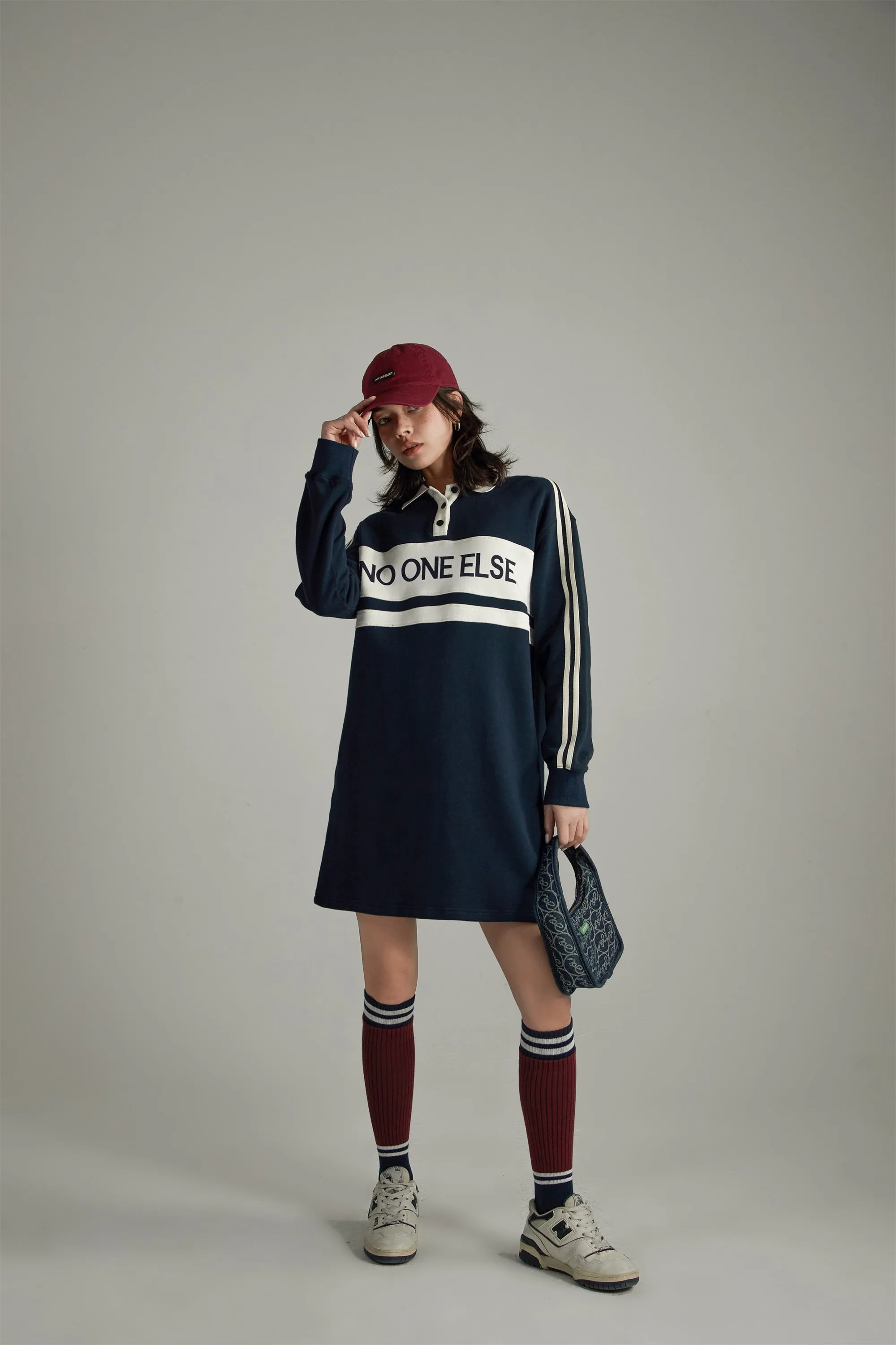 Polo Neck Sporty Dress