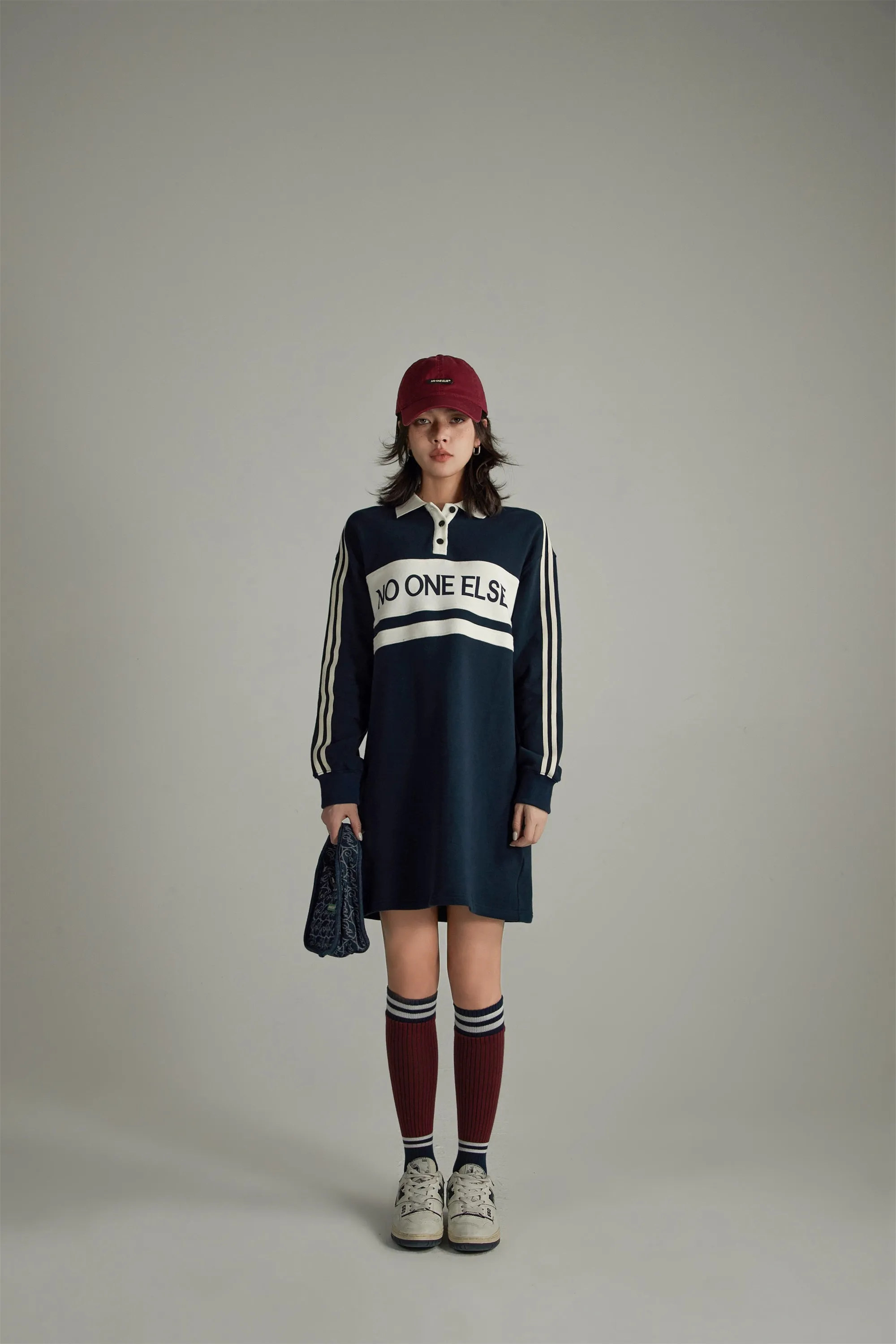 Polo Neck Sporty Dress