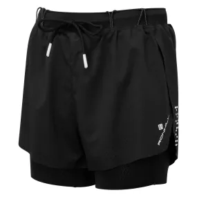 Ronhill Tech Distance Twin Short (Womens) - All Black