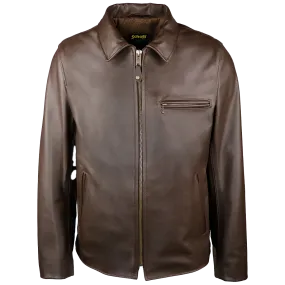 Schott NYC - Lightweight Cowhide Delivery Jacket - Brown