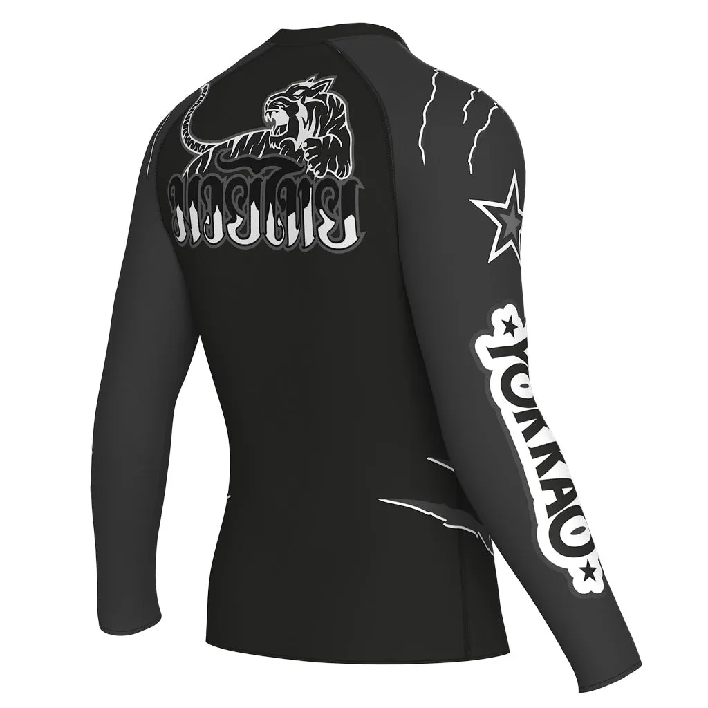 Scratch Compression Rashguard Long Sleeve Shirts