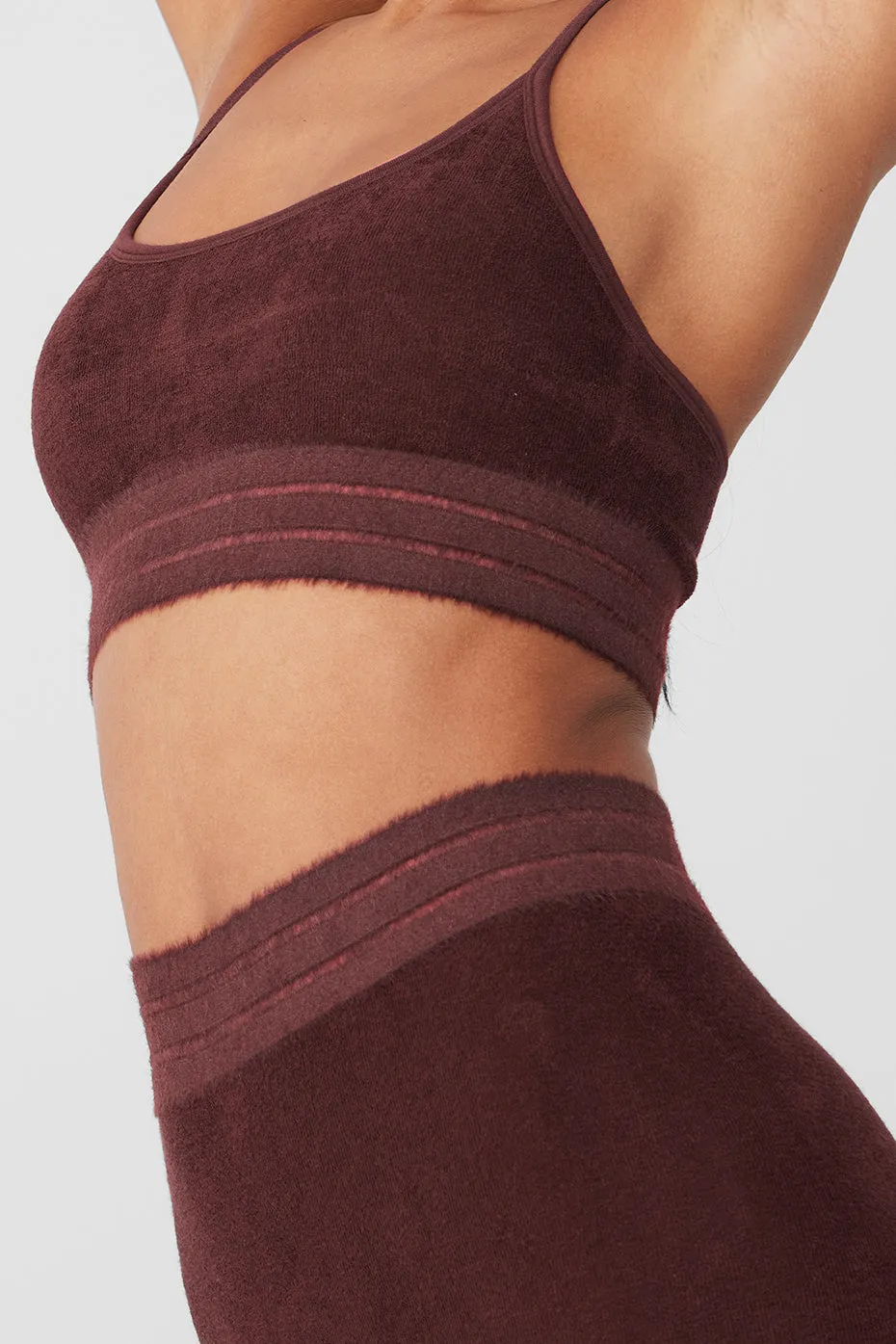 Seamless Luxe Terry Cuddle Bra - Cherry Cola