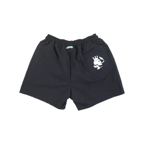 Solid Swim Trunks | Black