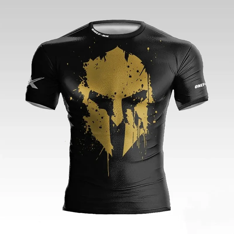 Spartan Warrior Helmet Shirt Premium Quick Dry Compression Shirt