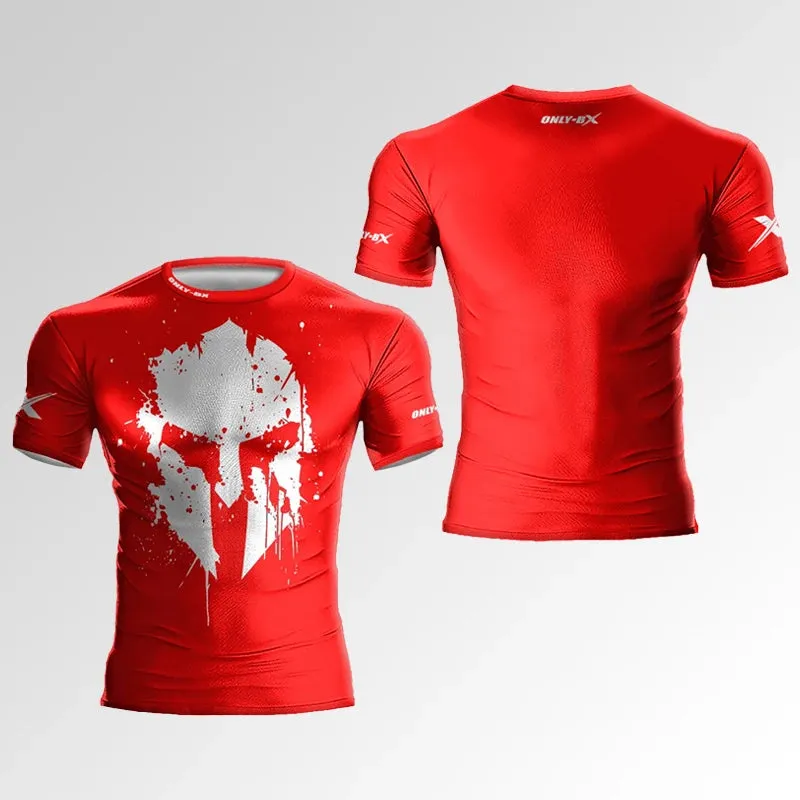 Spartan Warrior Helmet Shirt Premium Quick Dry Compression Shirt