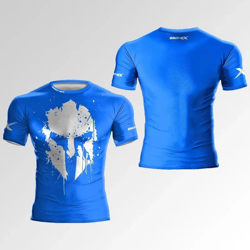 Spartan Warrior Helmet Shirt Premium Quick Dry Compression Shirt