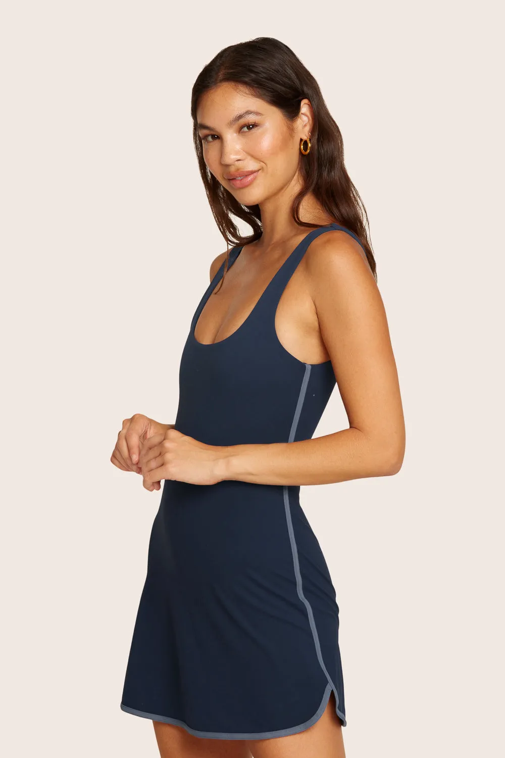 SPORTBODY® STRIPE DRESS - HARBOR