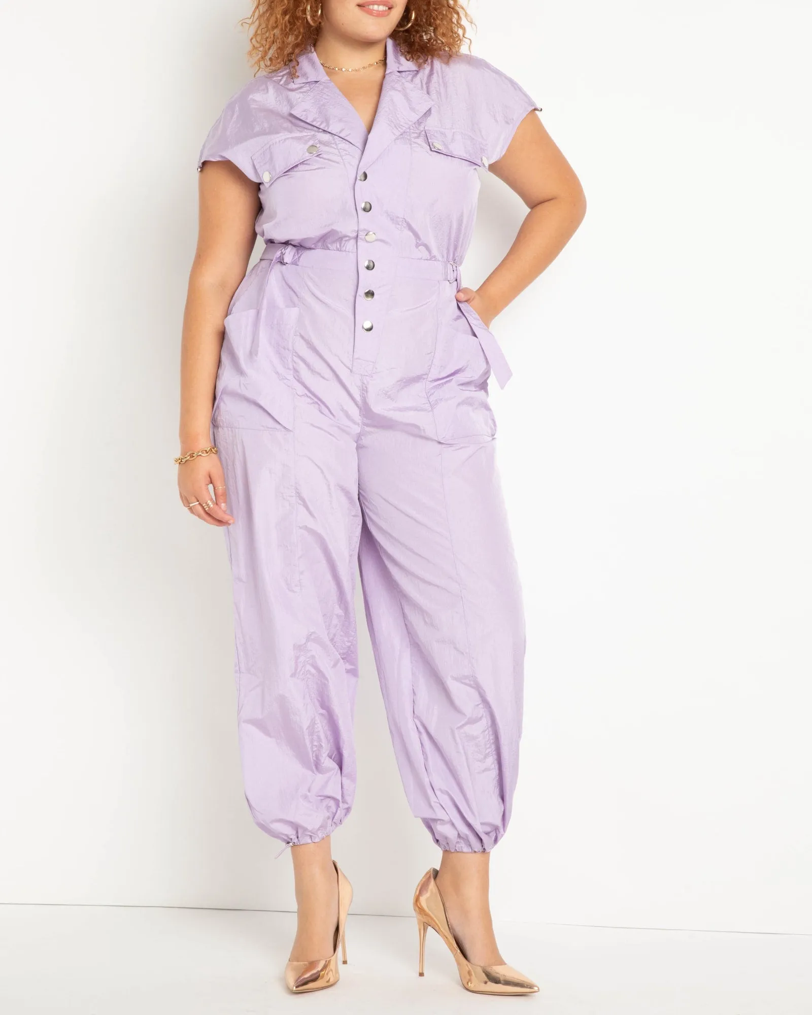 Sporty Jumpsuit | Purple Rose