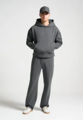 Éternel 420GSM Pintuck Joggers - Dark Grey