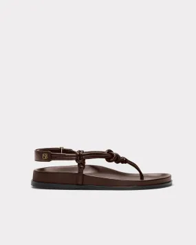 The Sporty Slingback - Chocolate