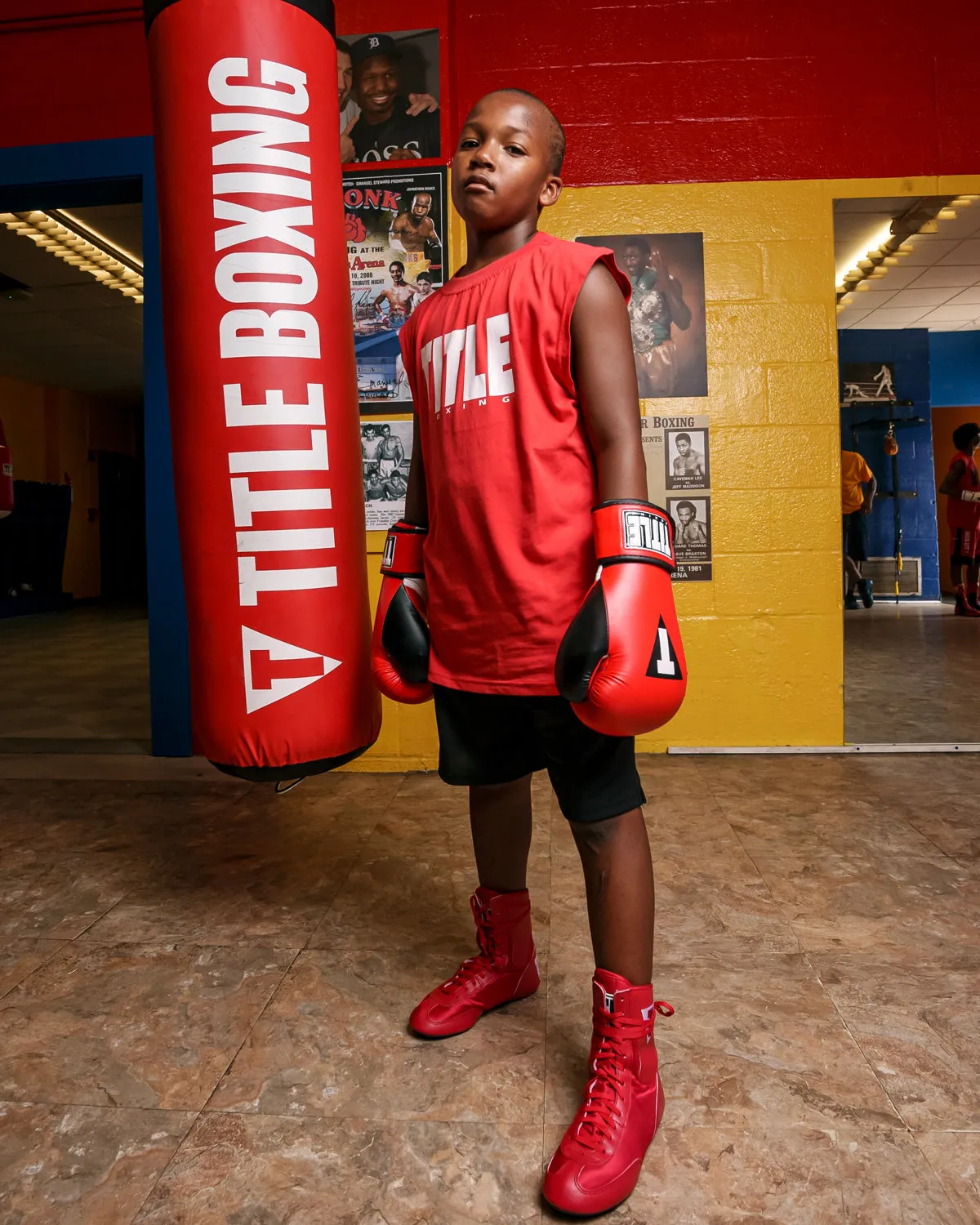 TITLE Boxing Iconic Block Muscle Tee