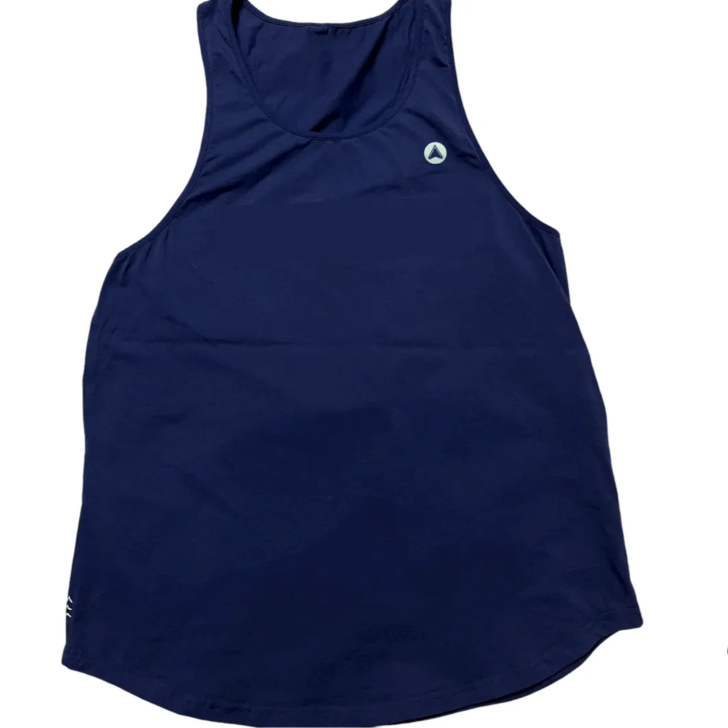 TN Power minimalist Tank - Navy Blue/White