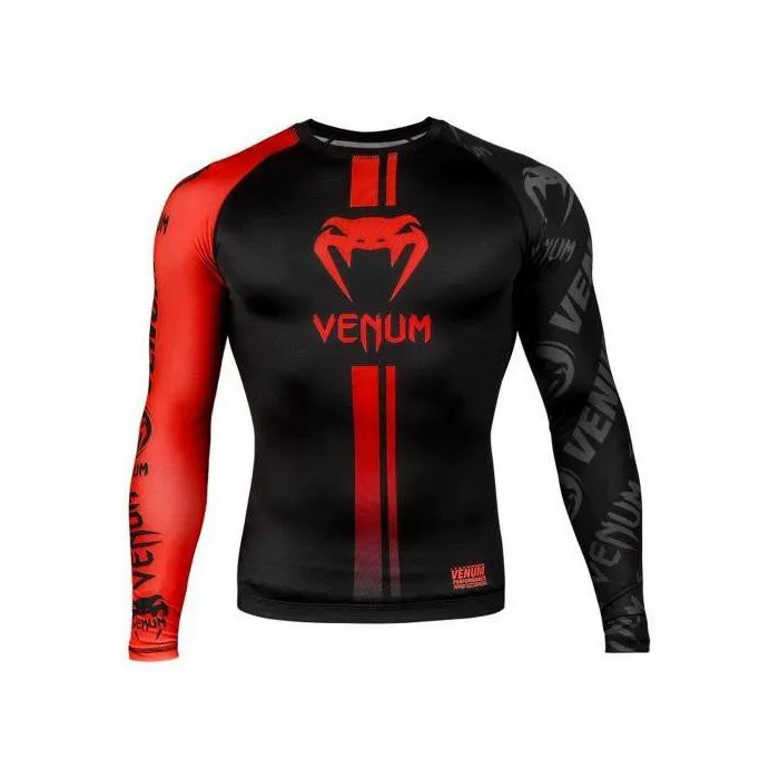 VENUM-03451 Logos MMA Muay Thai Boxing Rashguard Compression T-shirt - LONG SLEEVES XS-XXL 4 Colours