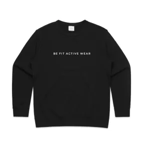 Women's ''BE-FIT ACTIVE WEAR'' Long-Sleeve Crew Jumper