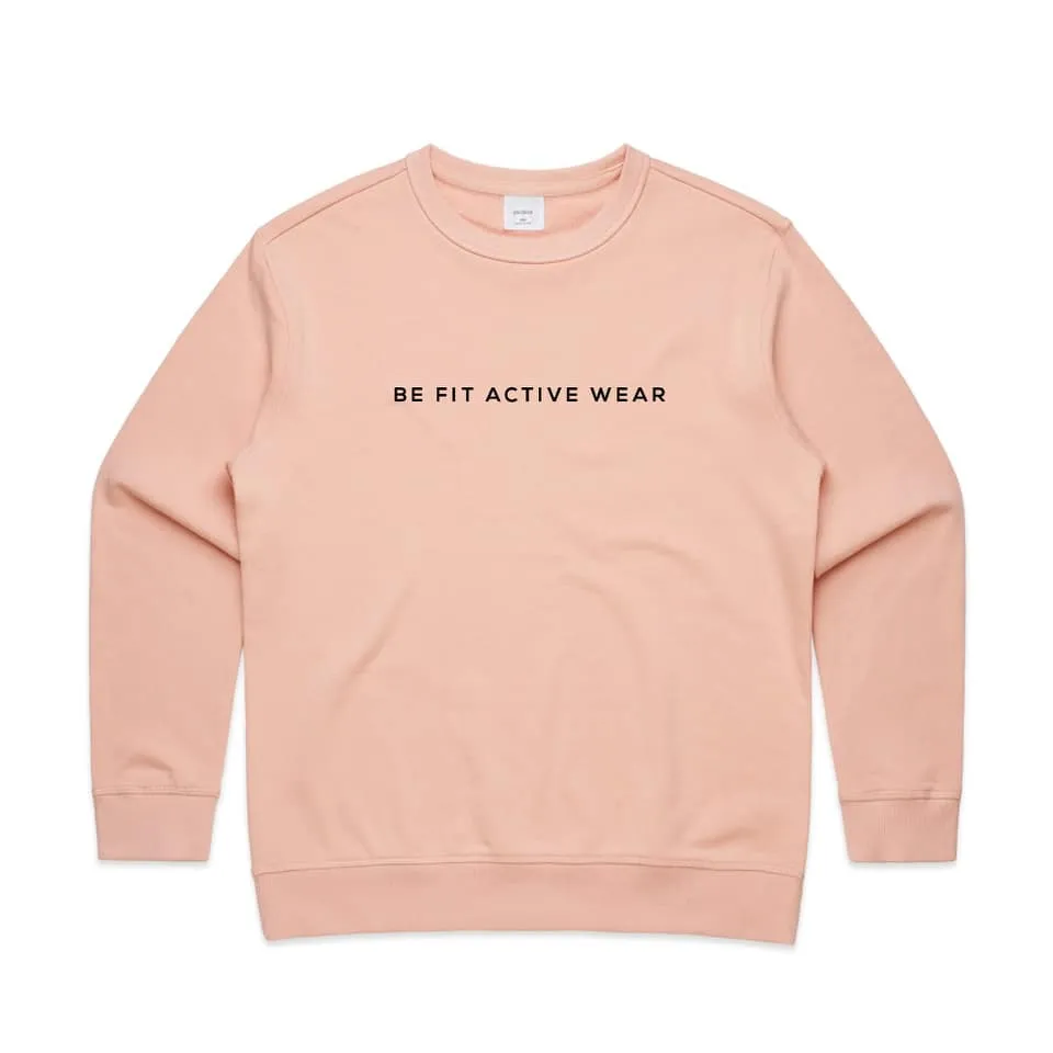 Women's ''BE-FIT ACTIVE WEAR'' Long-Sleeve Crew Jumper